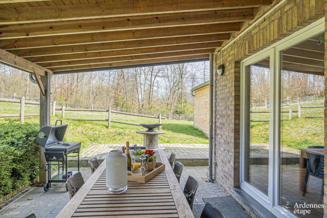 Villa Du Bonheur Met Sauna En Jacuzzi Somme-Leuze Exteriör bild